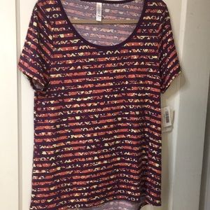 Nwt Lularoe classic t large peek a boo print